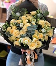 Букет цветов из:  Розы и Лизиантусы #REPLACE_PRED# Коммунаре Ставропольского края